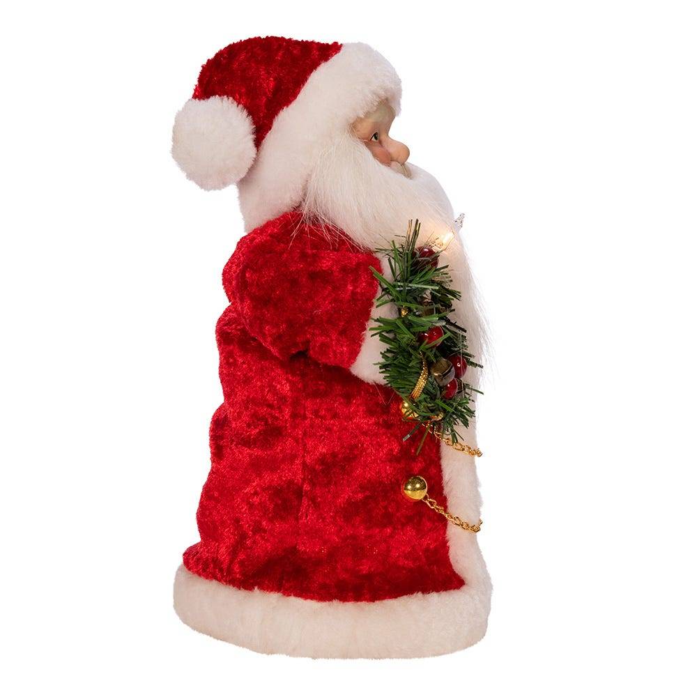 Kurt Adler 10-Inch UL 10-Light Santa Treetop