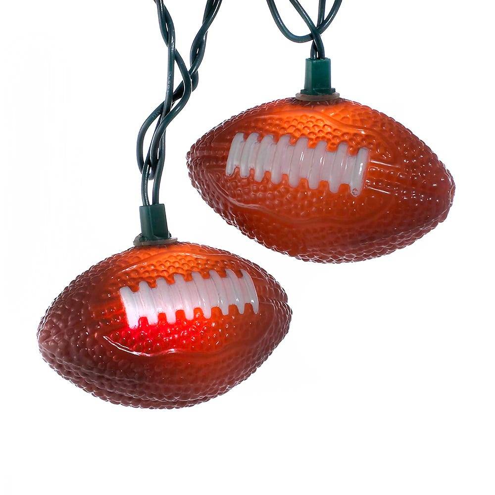 Kurt Adler 10-Light Football Light Set