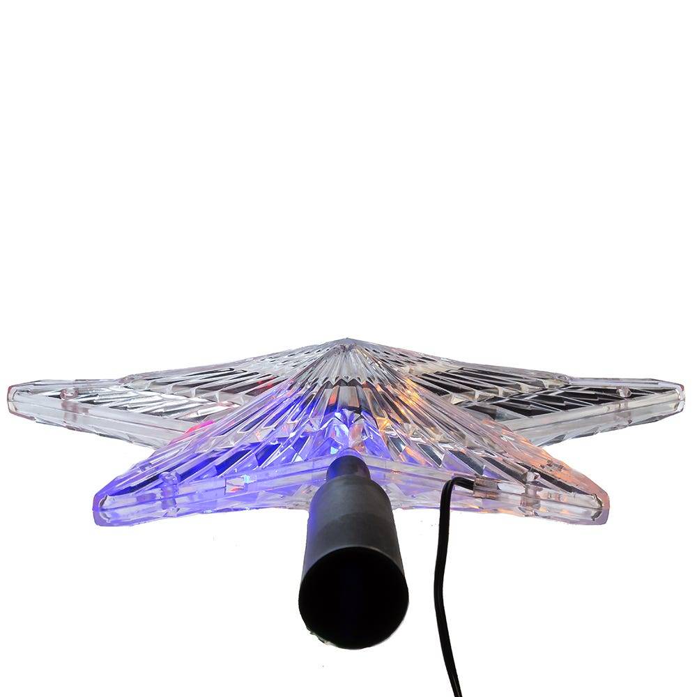 Kurt Adler 8.5-Inch LED Color-Changing Light Star Treetop