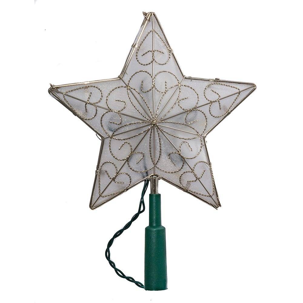 Kurt Adler 8.5-Inch Indoor UL Star Treetop