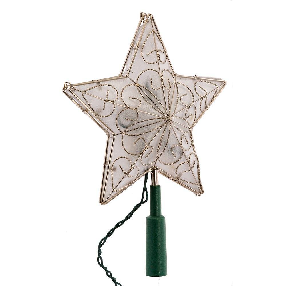 Kurt Adler 8.5-Inch Indoor UL Star Treetop