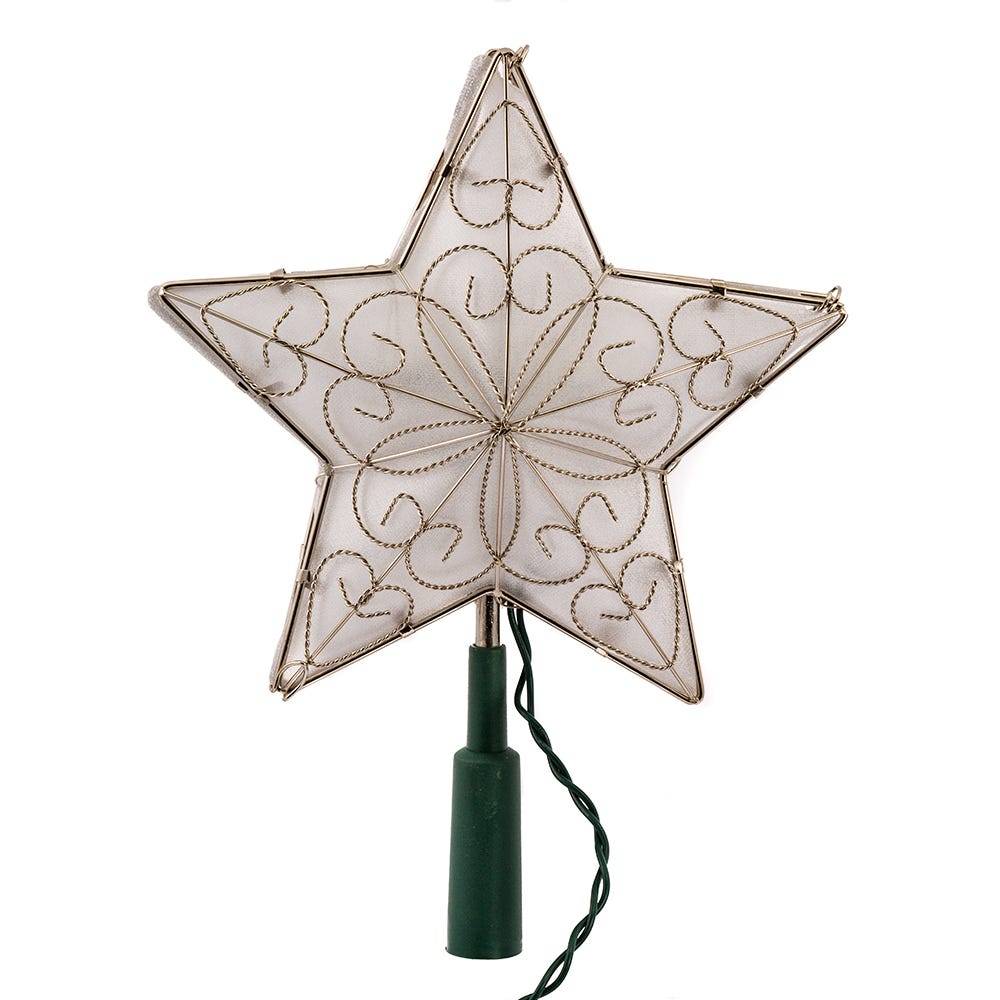 Kurt Adler 8.5-Inch Indoor UL Star Treetop