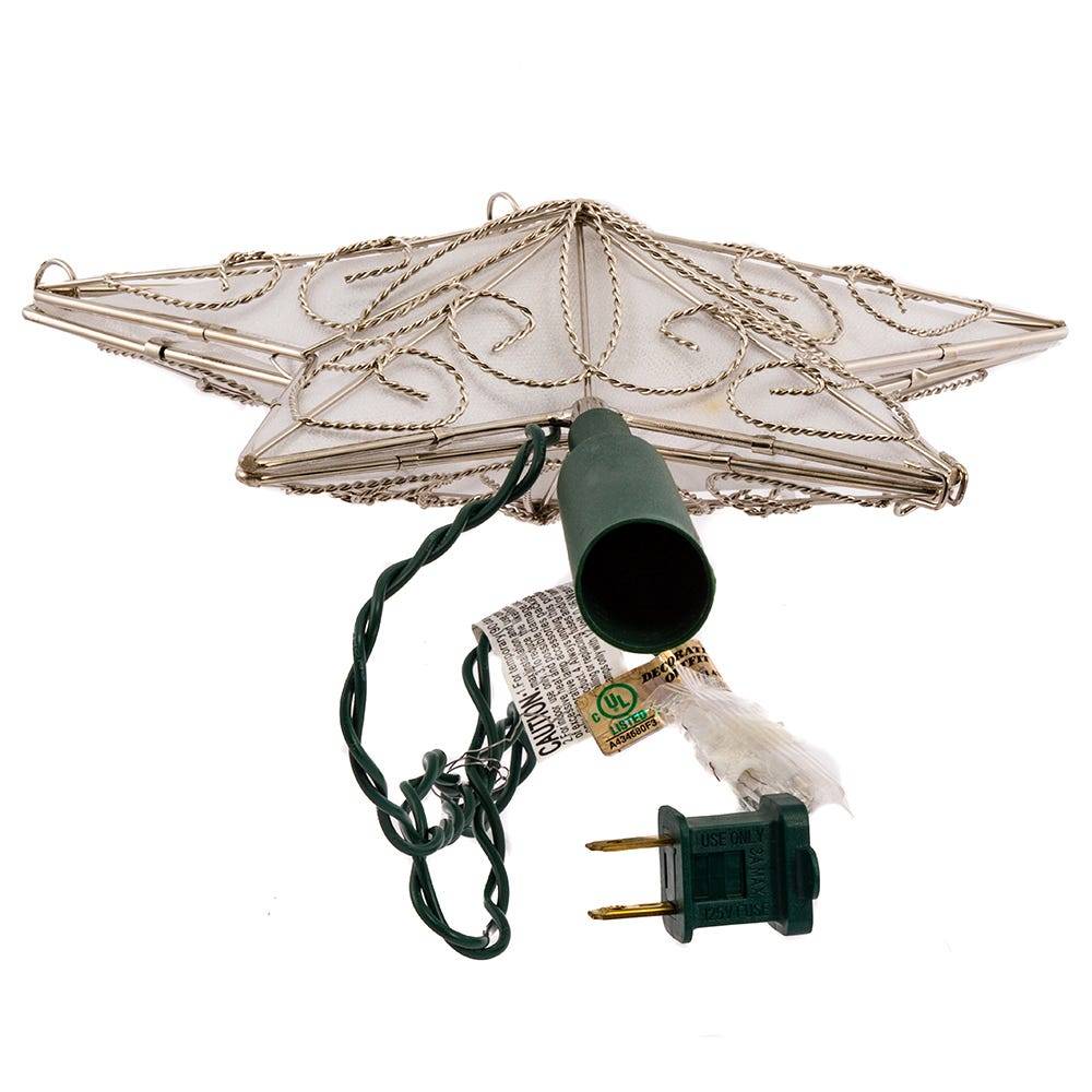 Kurt Adler 8.5-Inch Indoor UL Star Treetop