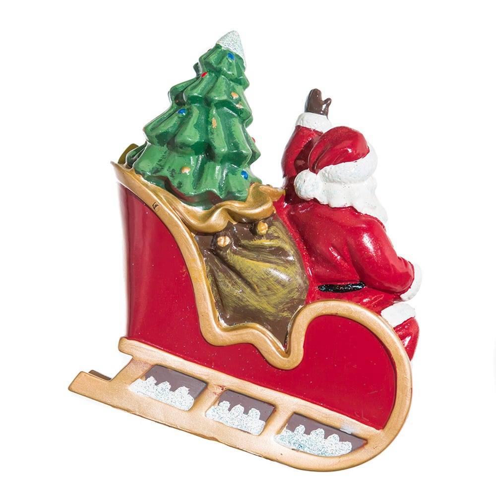 Kurt Adler UL 10-Light Santa Sleigh and Eight Reindeer Light Set