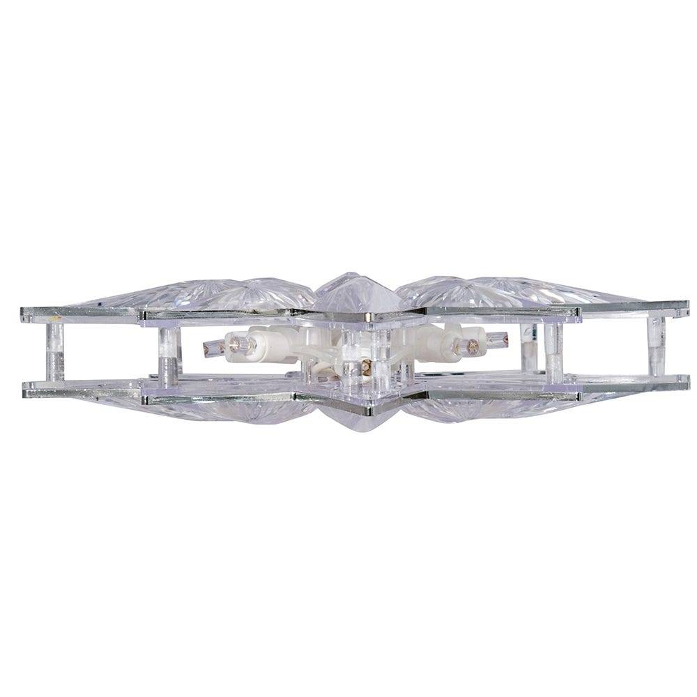 Kurt Adler UL 10-Light 10.5-Inch Clear LED 8-Point Star Treetop