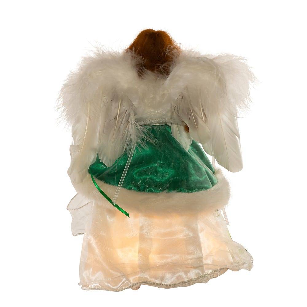 Kurt Adler UL 10-Light 12-Inch Irish Angel Treetop