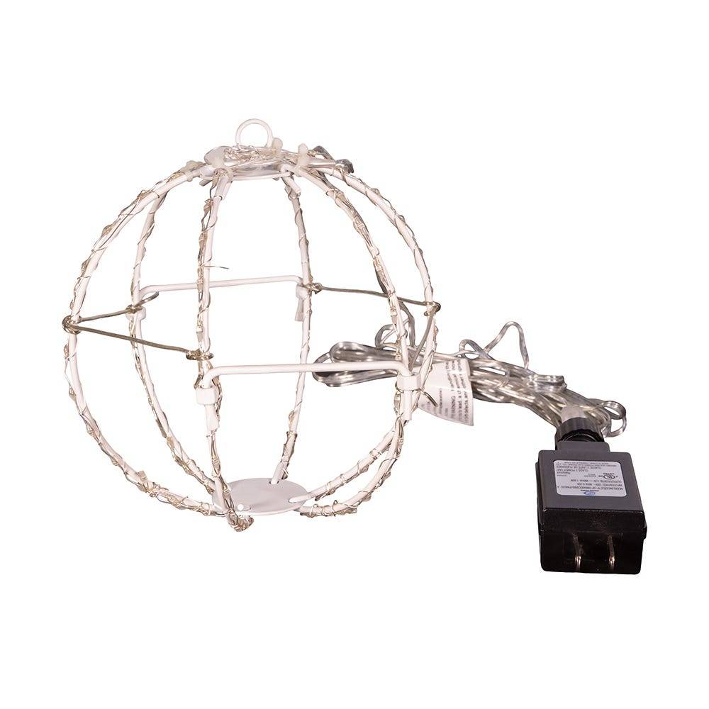 Kurt Adler 6-Inch RGB LED Foldable Metal Sphere