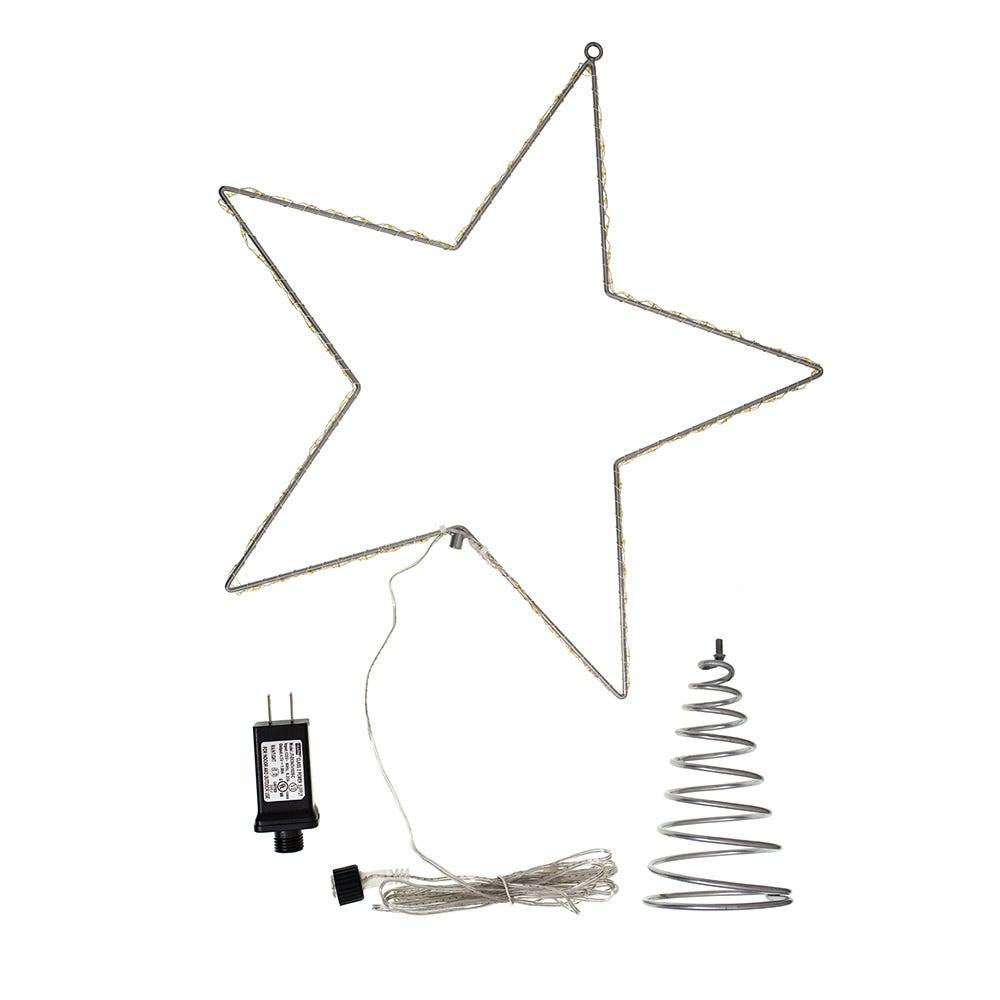 Kurt Adler 17.5-Inch Metal Lighted LED Star Treetop