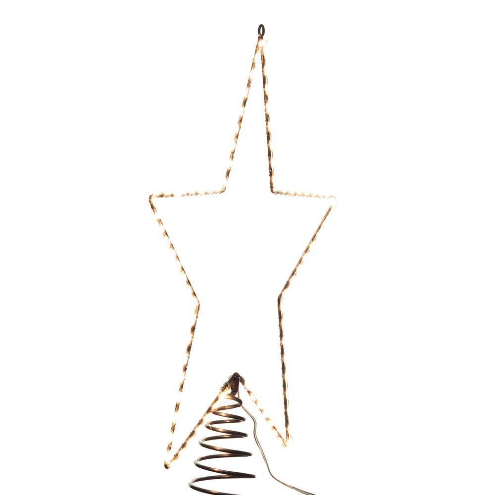 Kurt Adler 17.5-Inch Metal Lighted LED Star Treetop