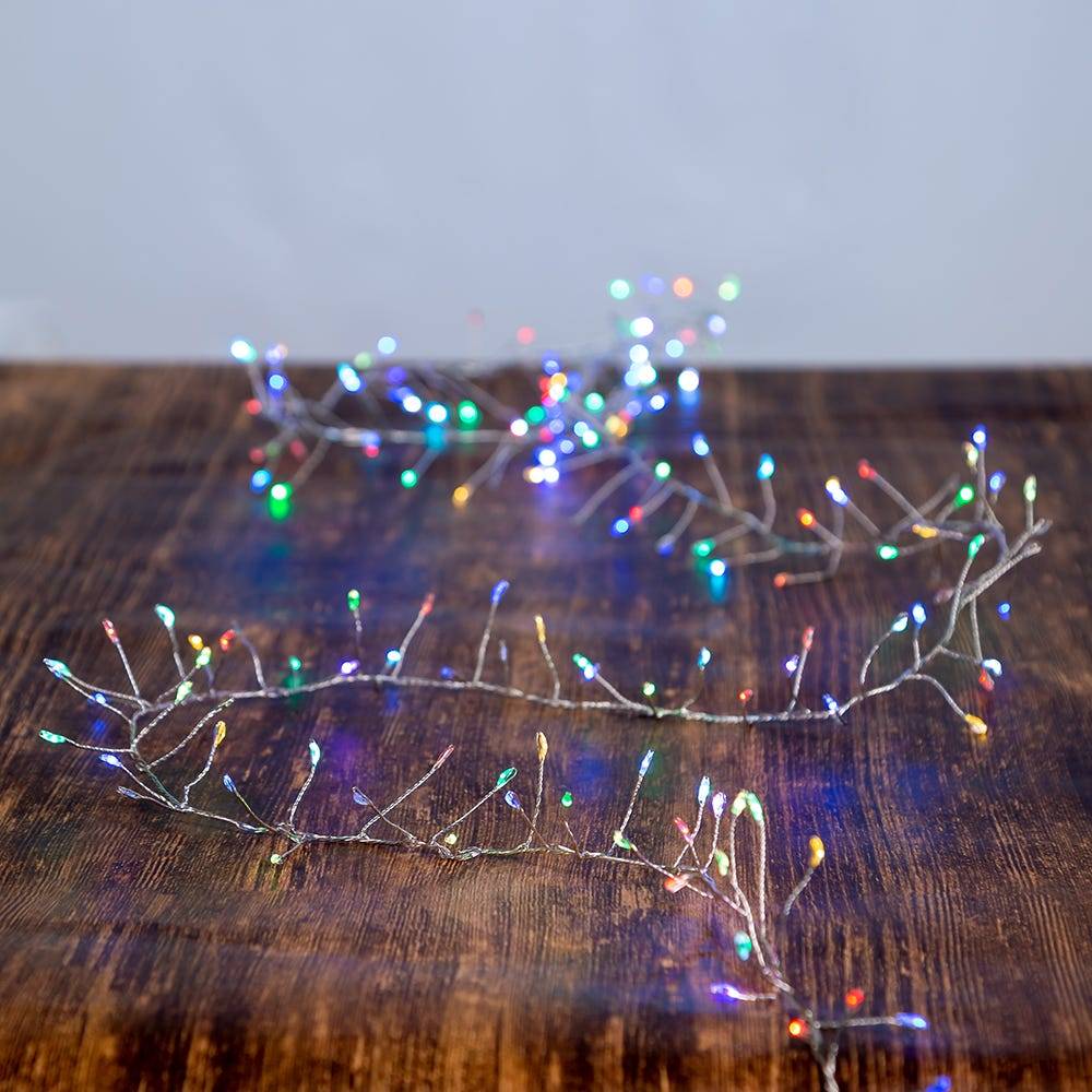 Kurt Adler 240-Light RGB Twinkle Fairy Cluster Light Set