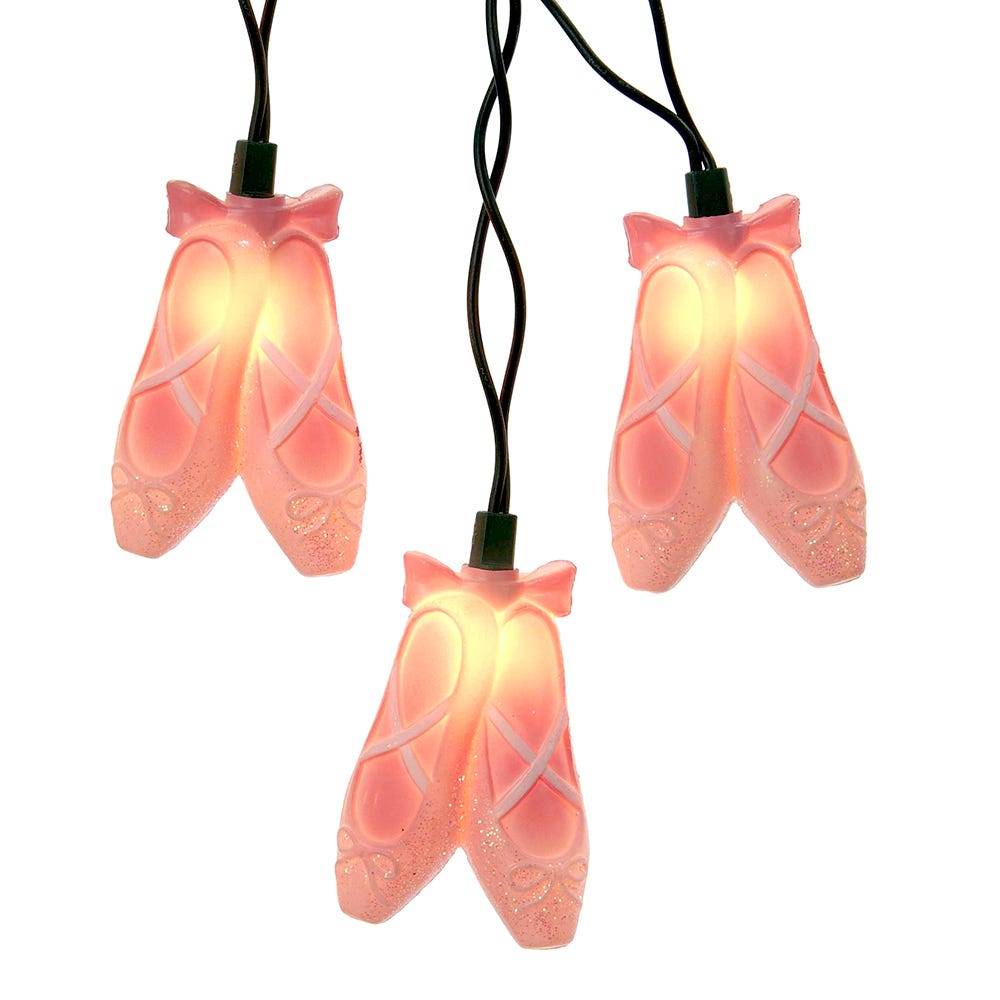 Kurt Adler 10-Light Ballet Slippers Light Set