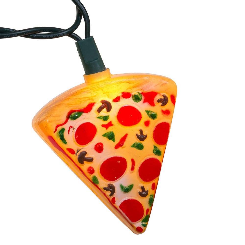 Kurt Adler Indoor/Outdoor 10-Light Pizza Light Set