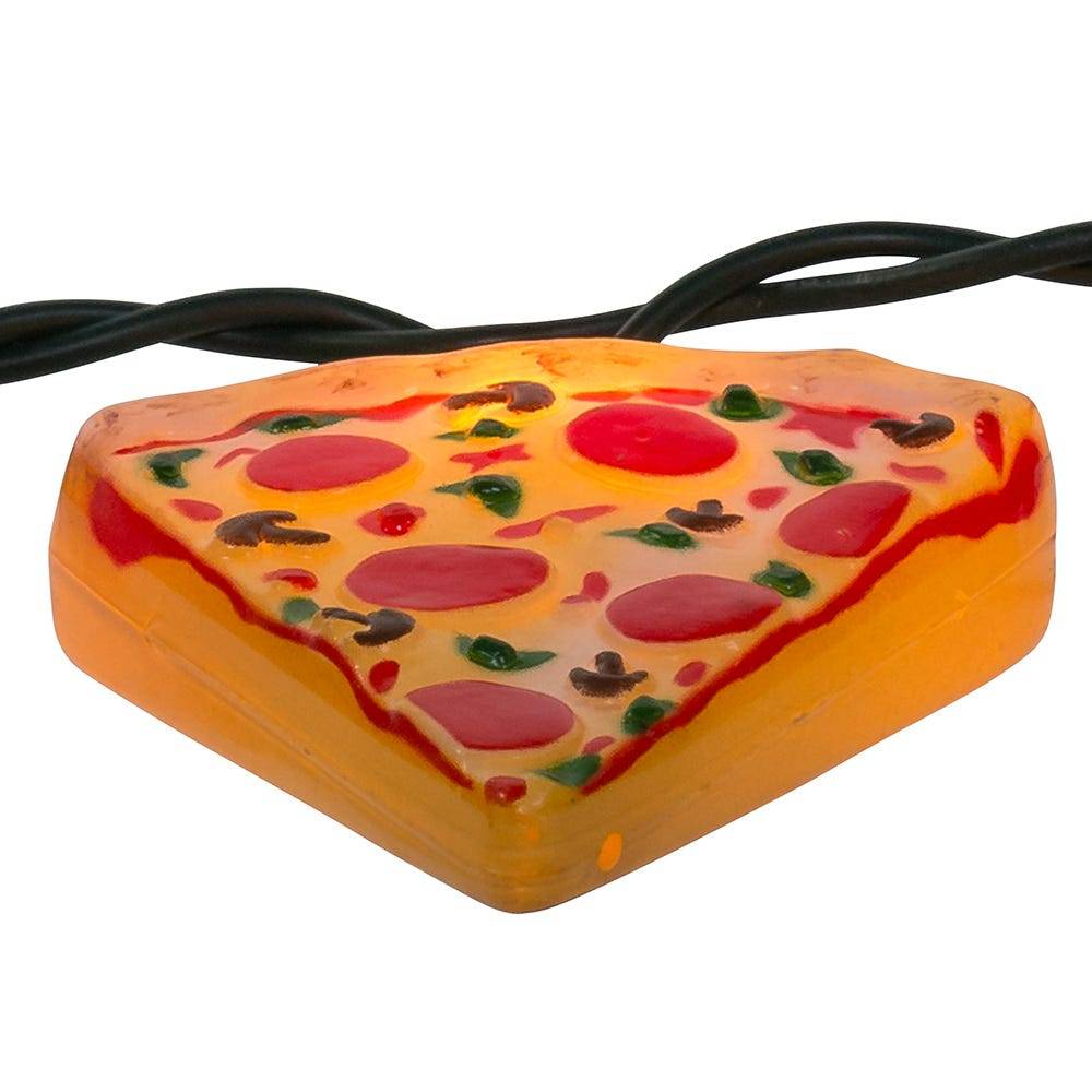 Kurt Adler Indoor/Outdoor 10-Light Pizza Light Set