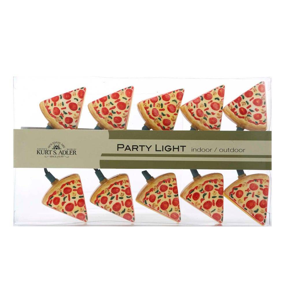 Kurt Adler Indoor/Outdoor 10-Light Pizza Light Set