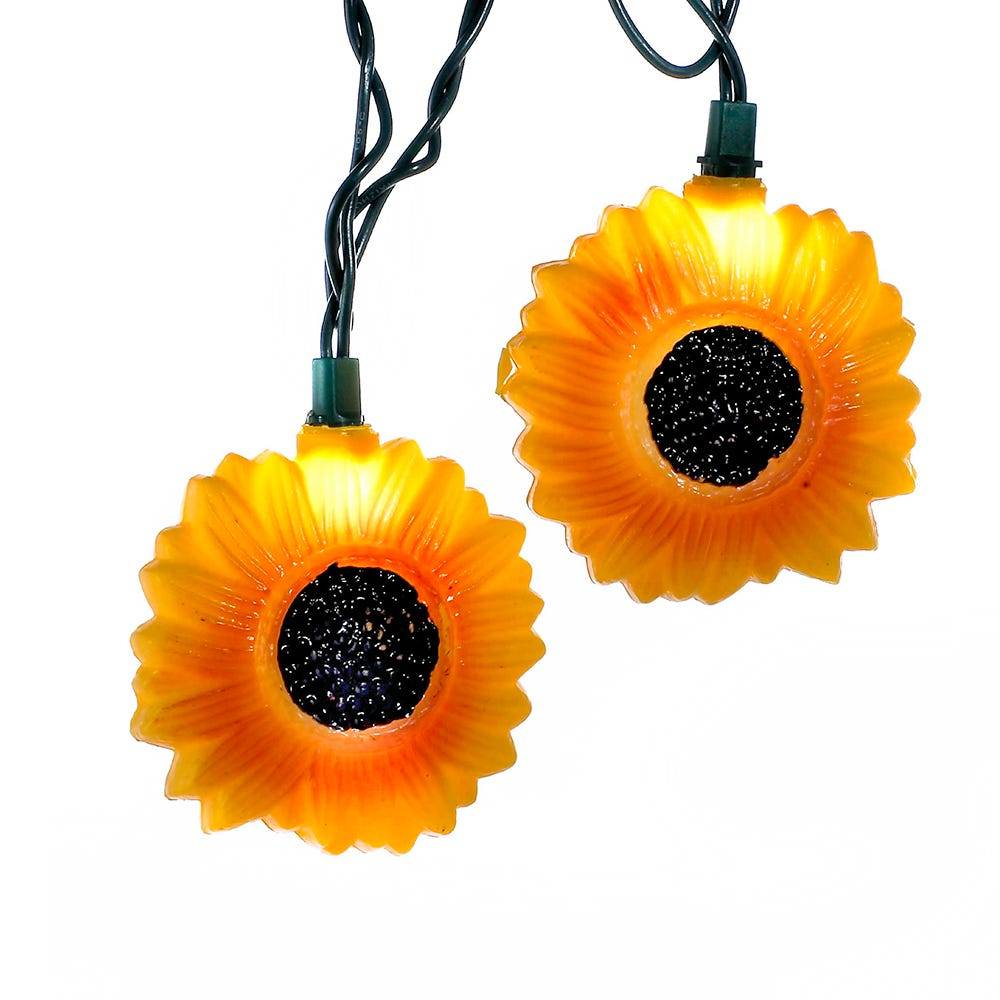 Kurt Adler UL 10-Light Sunflower Light Set