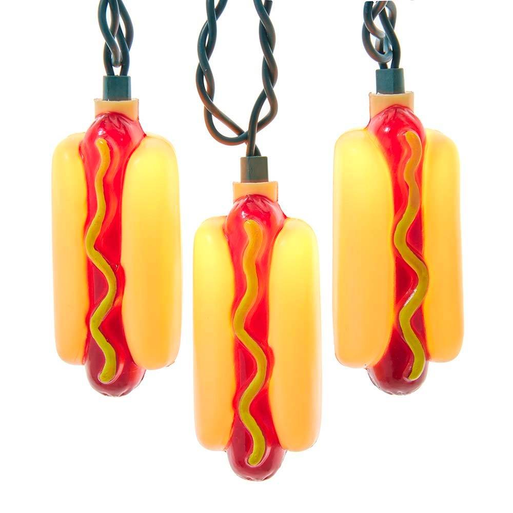 Kurt Adler UL 10-Light Hot Dog Light Set