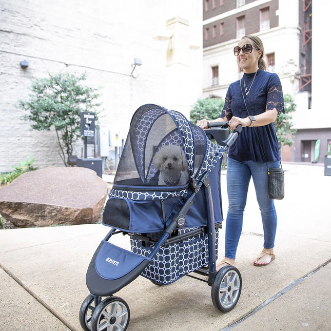 Gen7Pets Monaco Dress Blue Pet Stroller