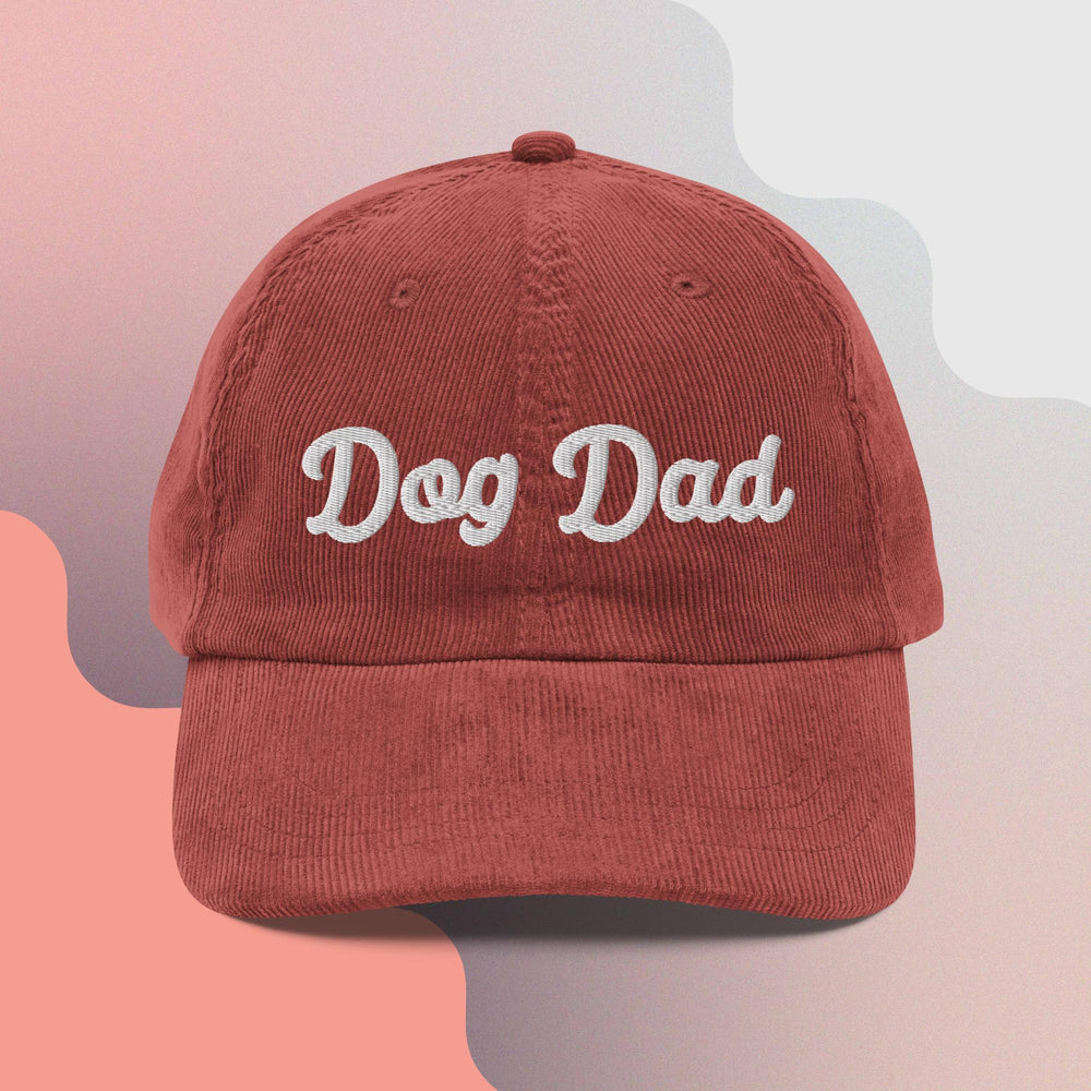 Dog Dad Vintage Corduroy Cap