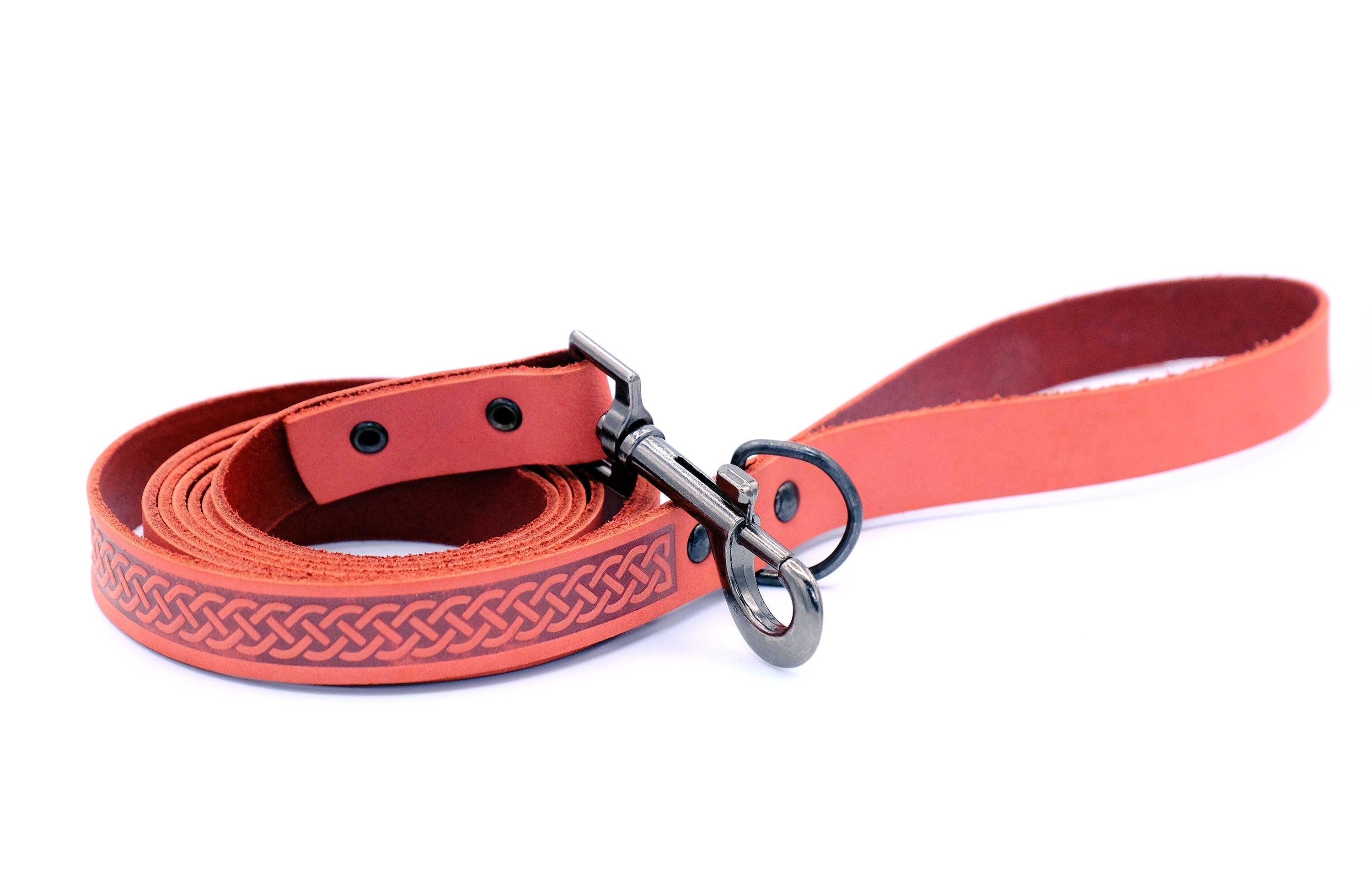 Celtic Sport Leather Dog Leash