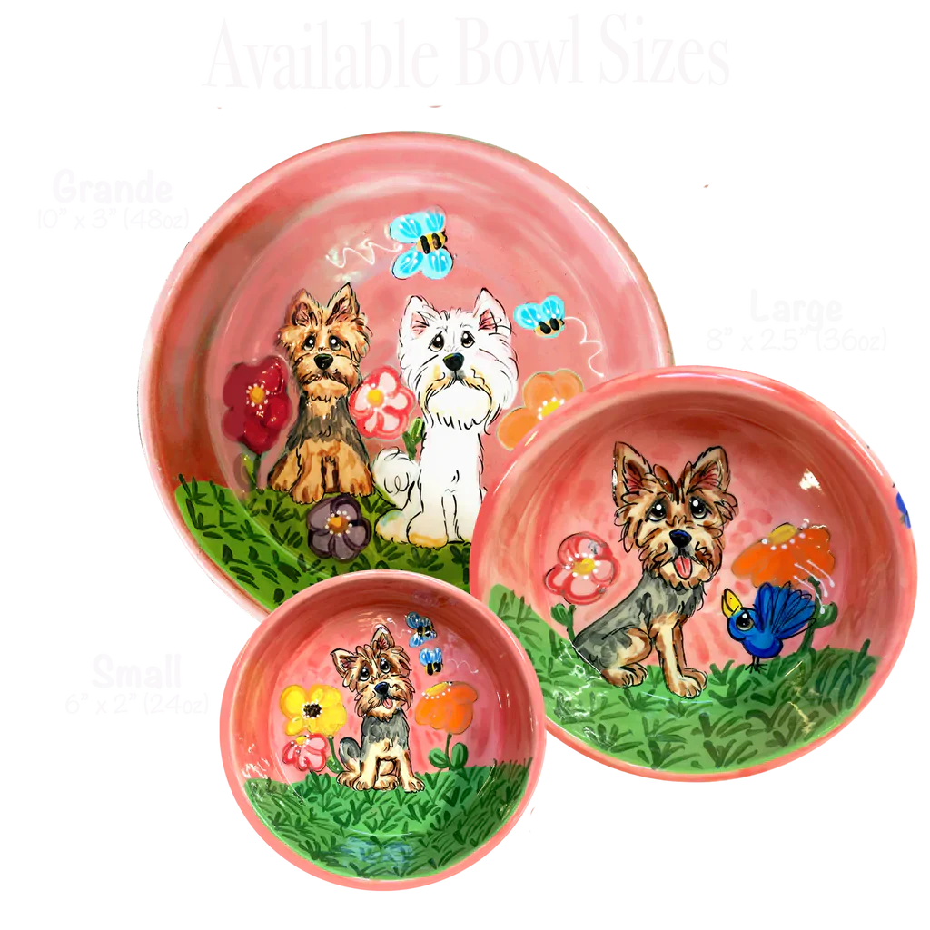 Custom Ceramic Pet Bowl By: Debby Carman