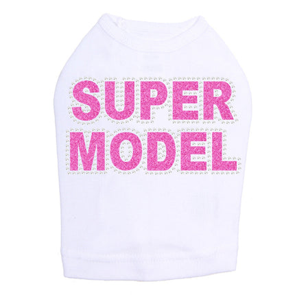 Super Model (Pink)- Dog Tank