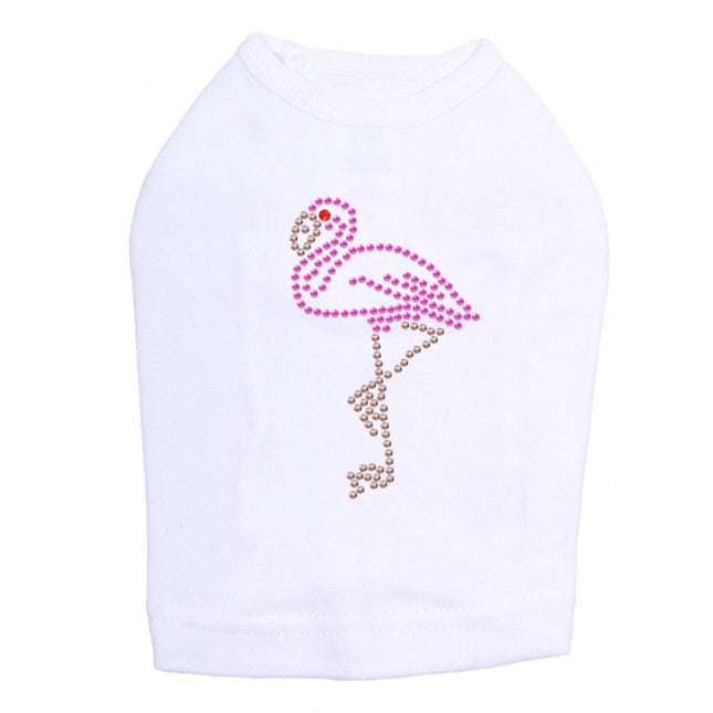 Pink Flamingo (Small) - Dog Tank