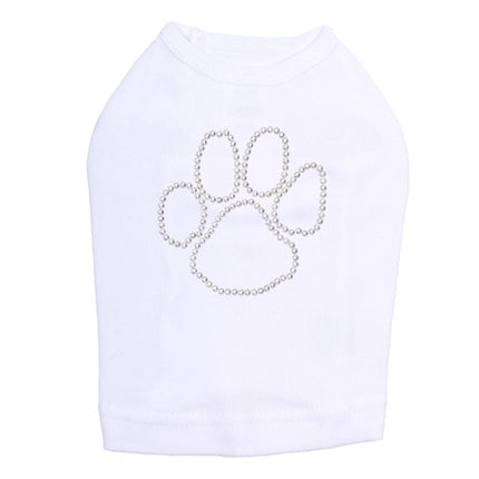 Paw (Silver Nailheads) - Dog Tank