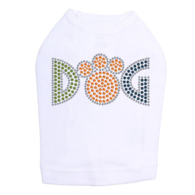 Dog (Rhinestones) - Dog Tank