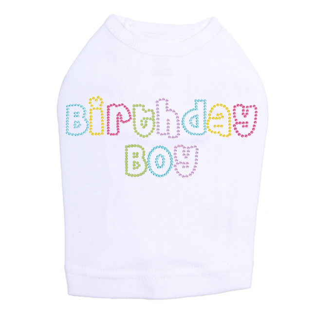 Birthday Boy (Multicolor) - Dog Tank