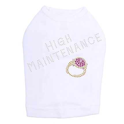 High Maintenance (Fuchsia Ring) - Dog Tank