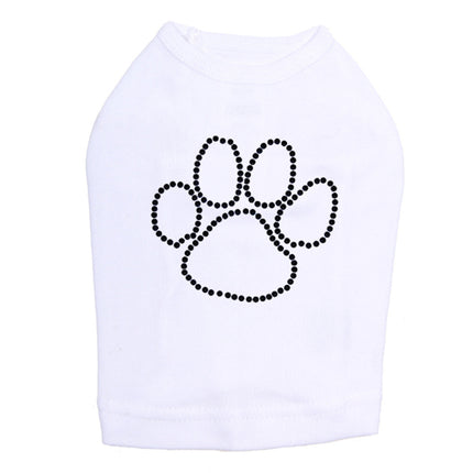 Paw (Black Nailheads) - Dog Tank