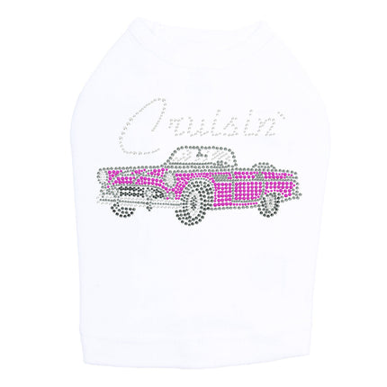 Cruisin Pink Convertible - Dog Tank