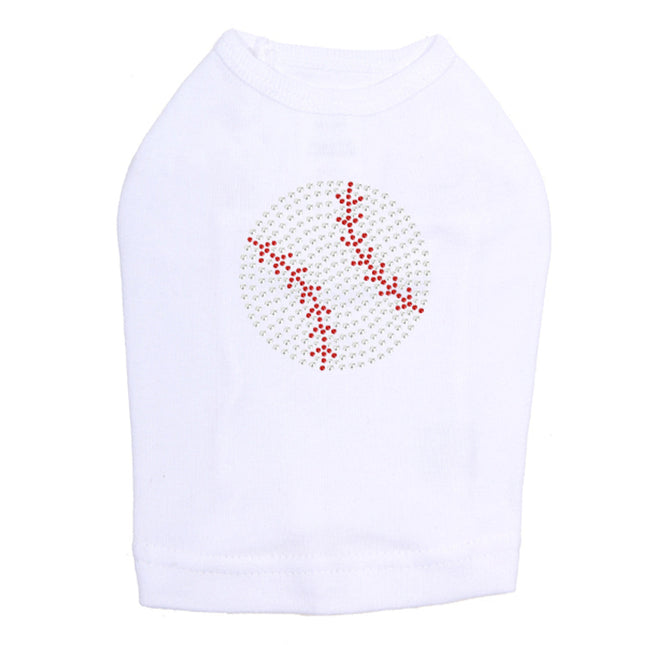 Baseball (Rhinestone) - Dog Tank