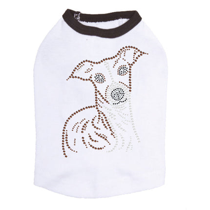 Italian Greyhound Face - Dog Tank