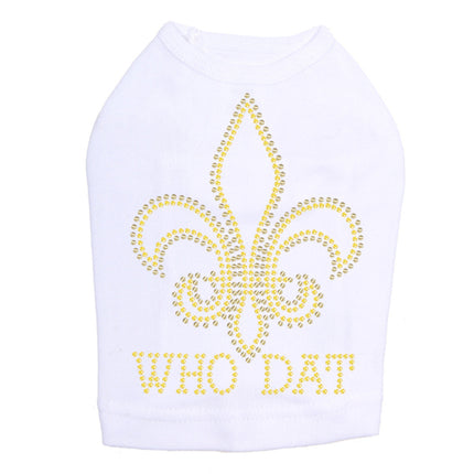 Fleur de Lis - Who Dat Dog Tank