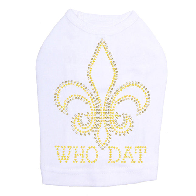 Fleur de Lis - Who Dat Dog Tank