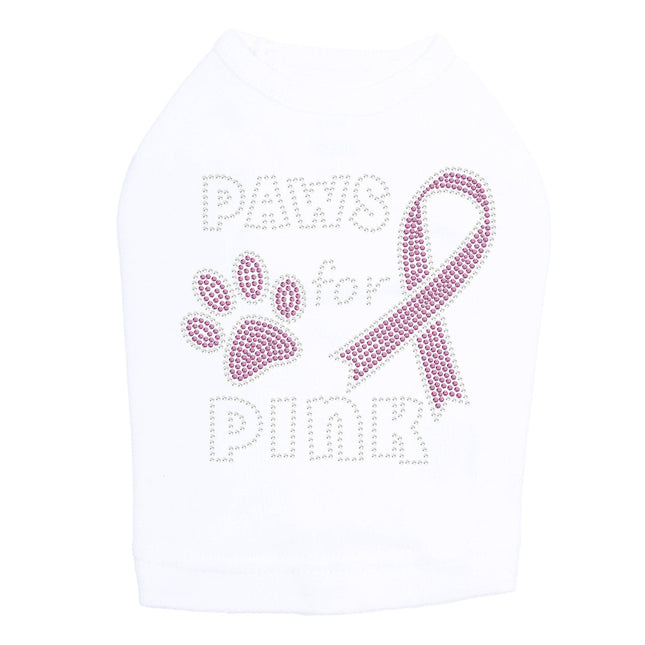 Paws for Pink - Dog Tank