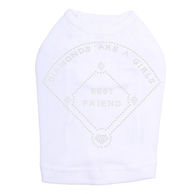 Diamonds are a Girls Best Friend - Dog Tank