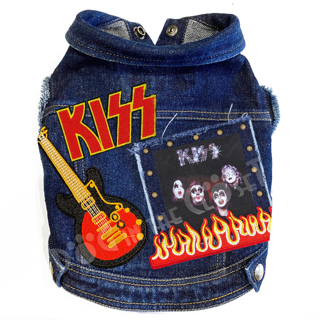 Rock Star - Kiss - Denim Dog Jacket