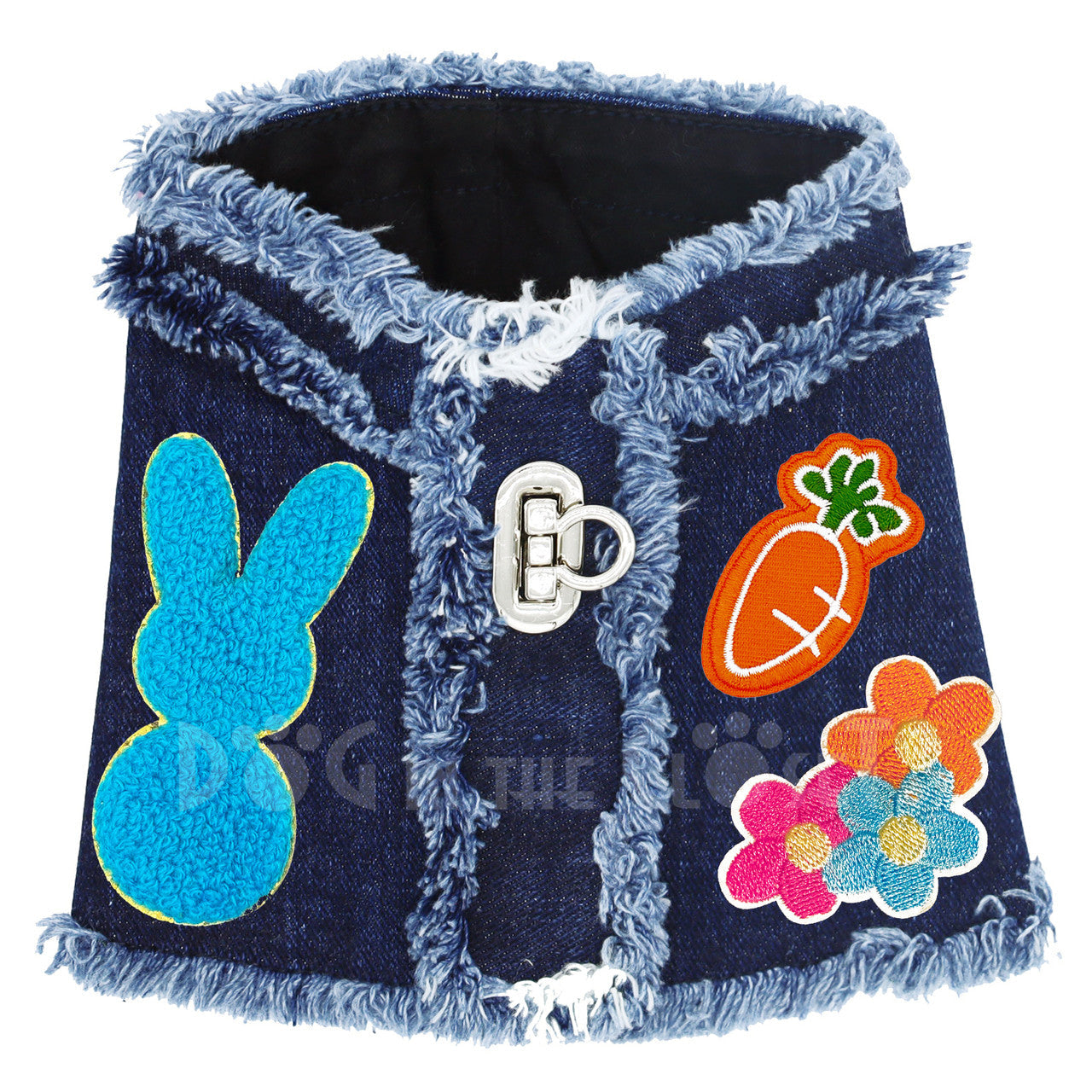 Peep Bunny Denim Harness Vest