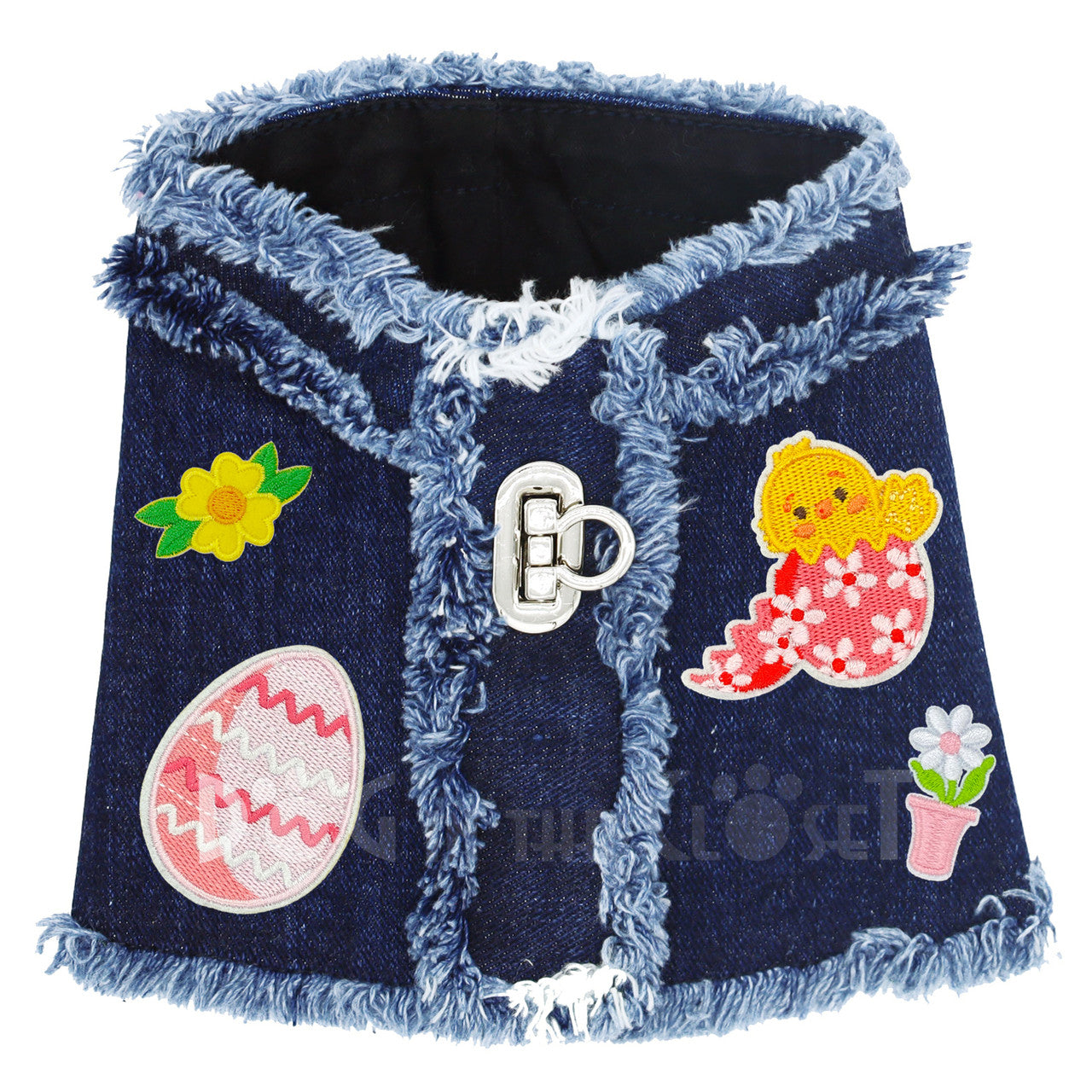 Pastel Easter Denim Harness Vest