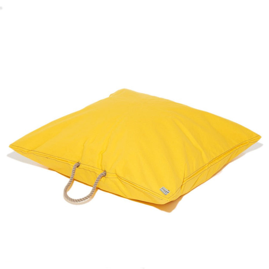 Yellow Waxed Cotton Canvas Dog Bed