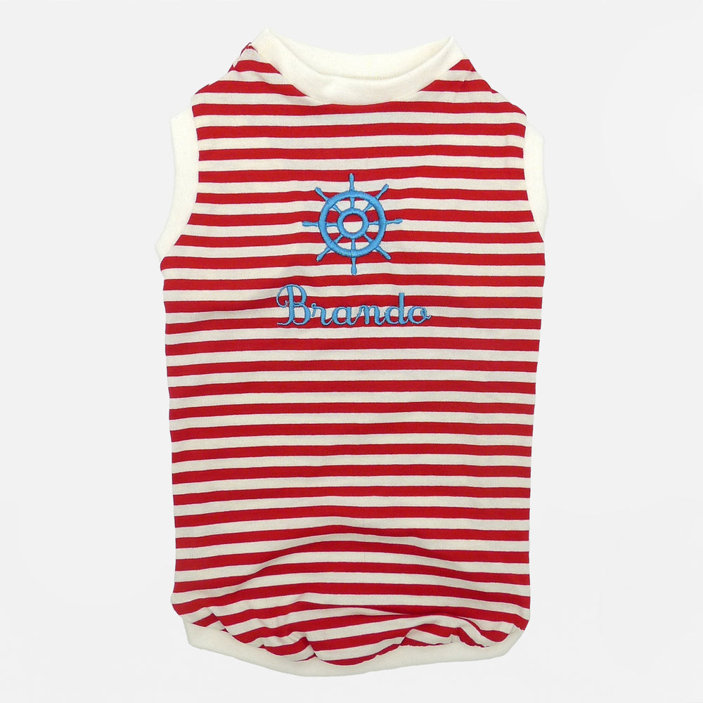 customizable-red-and-white-striped-sailor-t-shirt-for-dogs