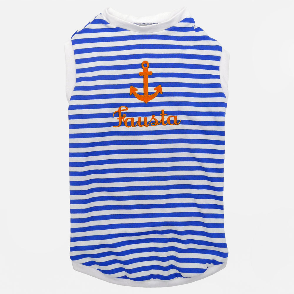 customizable-blue-and-white-striped-sailor-t-shirt-for-dogs