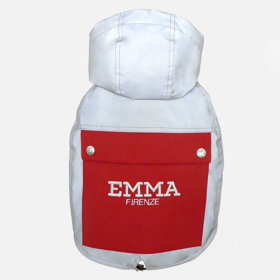 Bespobe Reflective Raincoat For Dogs, Customized And With Hood Emma Firenze