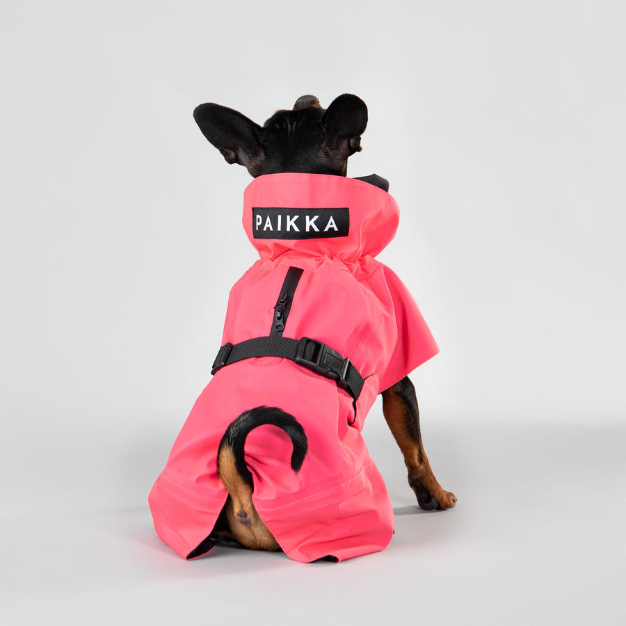 Visibility Raincoat Lite Hot Pink for Dogs