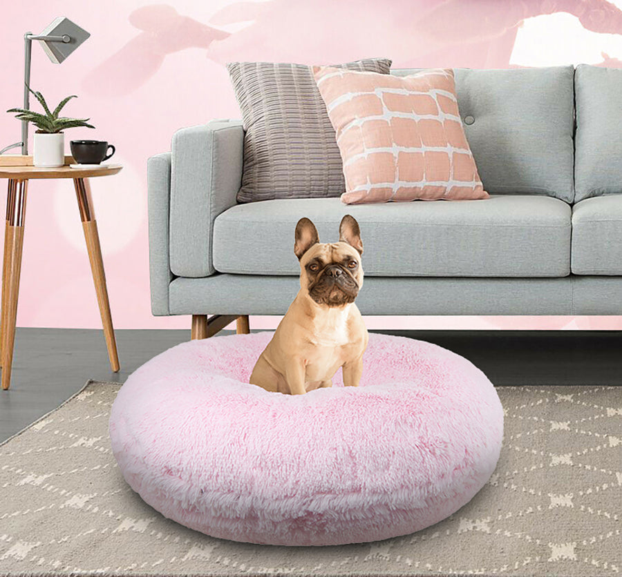 Bagel Dog Bed - Bubble Gum or Customize your Own