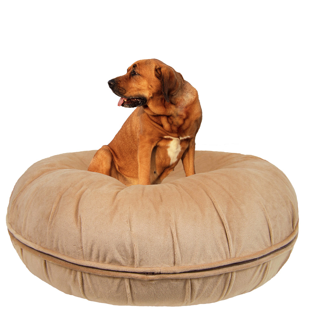 Bagel Dog Bed - Divine Caramel or Customize your Own