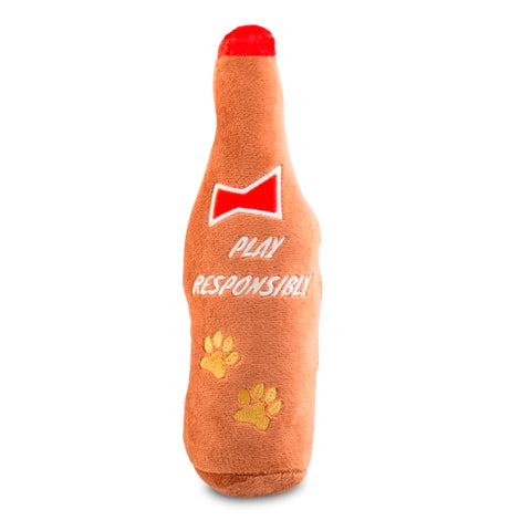 Barkweiser Beer Bottle Dog Toy