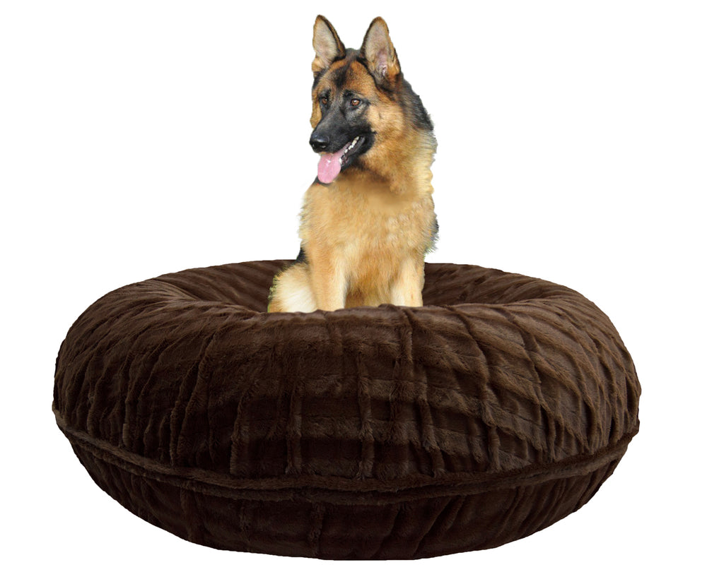 Bagel Dog Bed - Godiva Brown or Customize your Own